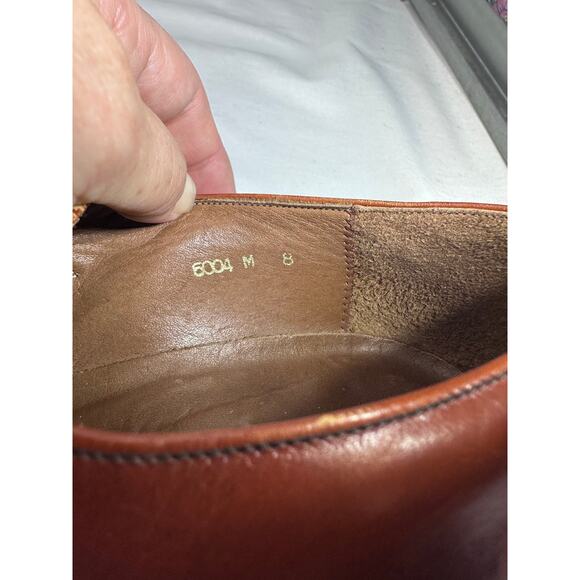 Vintage Bostonian Men’s sz 8 Slip On 70s Style Loafer Disco Workwear Office - Picture 6 of 13